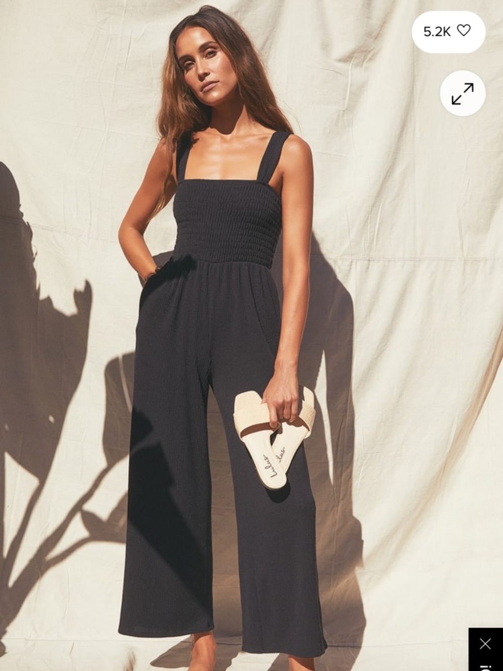 Lulu's Black Jumpsuit